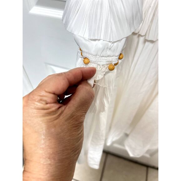 Ramy Brook  Raleigh Tiered Dress in Ivory Color Size S - Picture 7 of 13